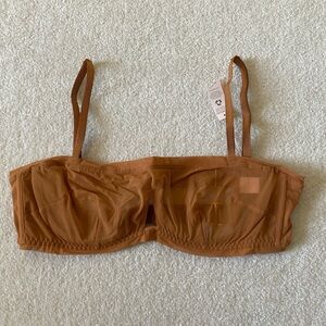 Women's Tan Sheer Bra